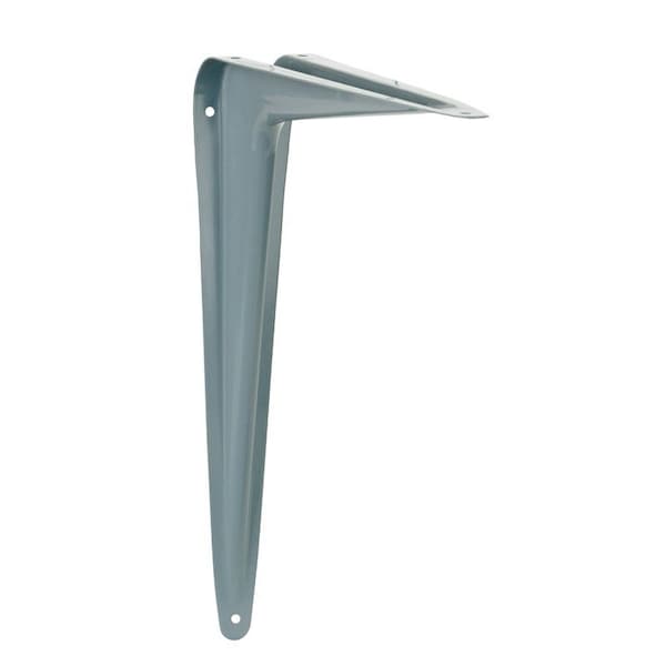 Hampton Hampton Gray Steel Shelf Support 18 Ga. 10 in. L 100 lb 01-7520-332 - main